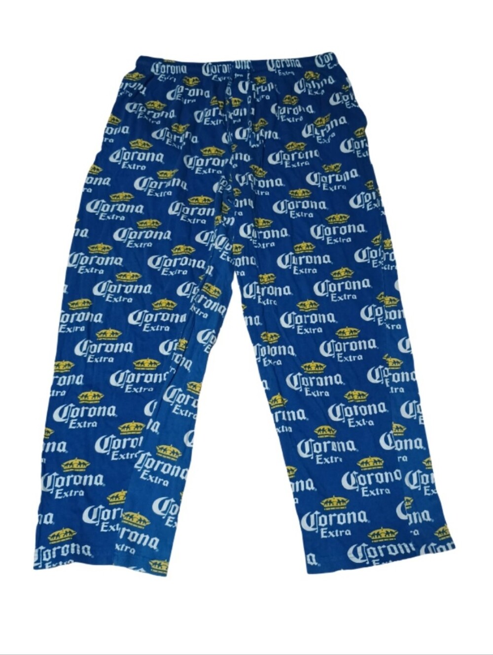 Corona Blue Logo Lounge Pants with Yellow Accents